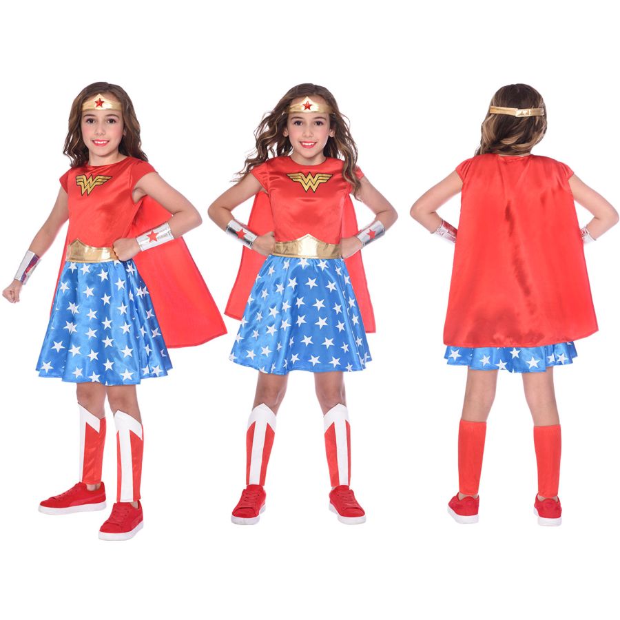 Carnevale Costume Wonderwoman Da Bambina