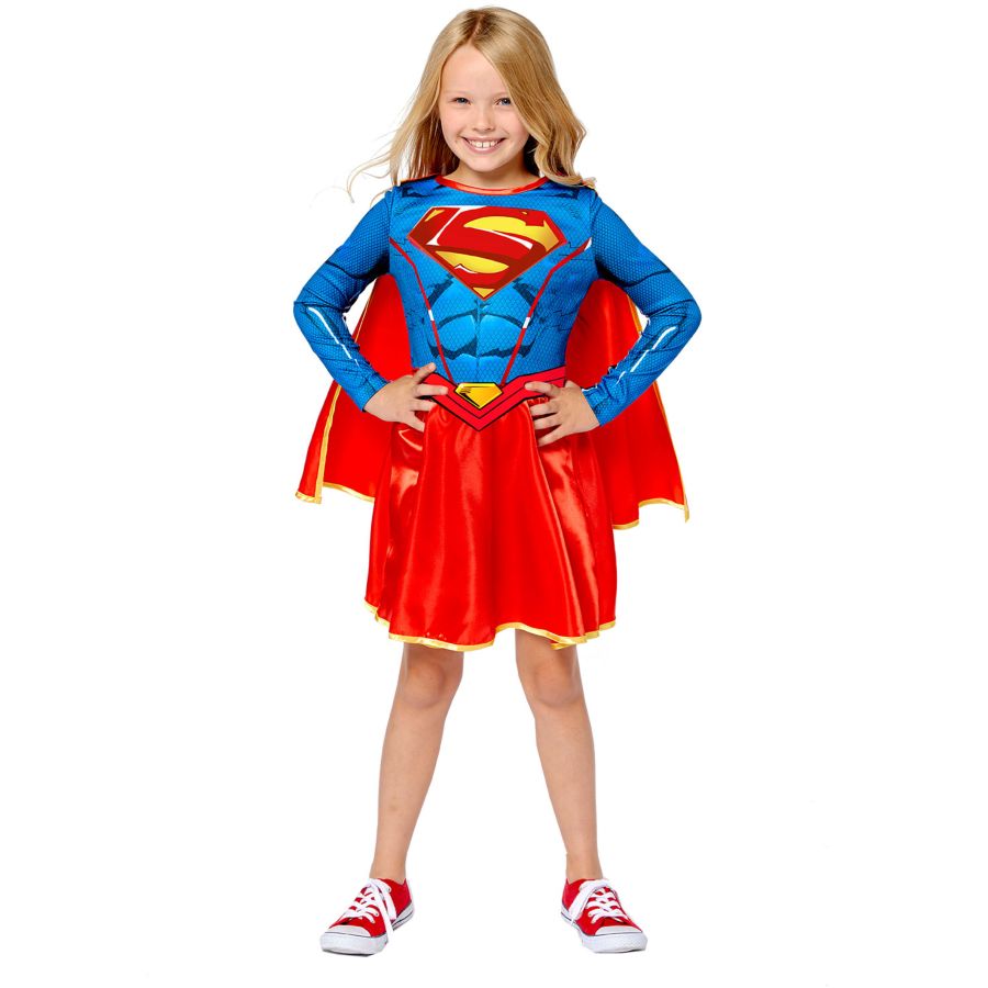 Travestimento SuperGirl Eco Taglia 6-8 anni