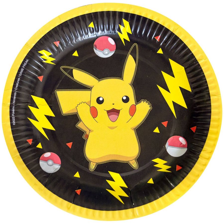 8 piccoli piatti Pokemon Pikachu