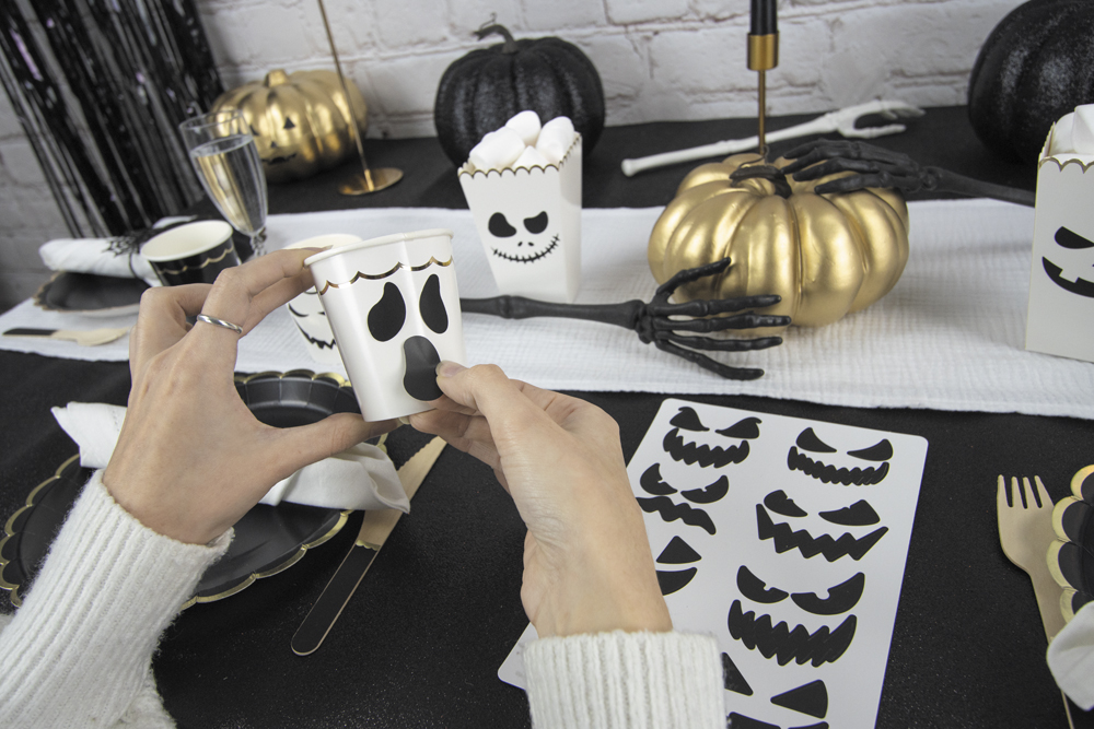 Kit Creativo Halloween VEYLIN 6 Pezzi | Adesivi In Schiuma Fai Da Te Per Bambini | Decorazioni Festa E Lavoretti