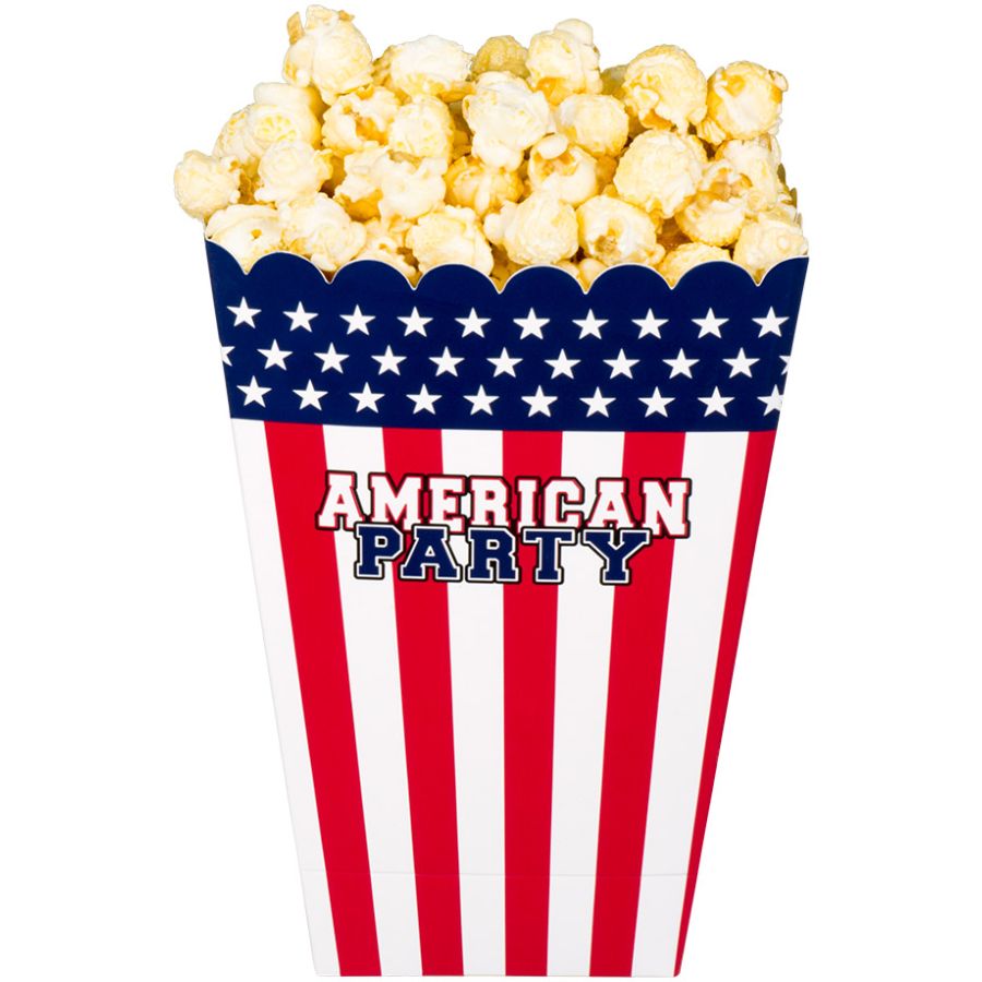 4 Scatole Popcorn - American Party - Annikids