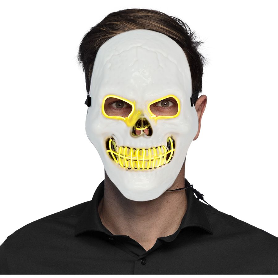 Maschera LED con teschio assassino - Annikids
