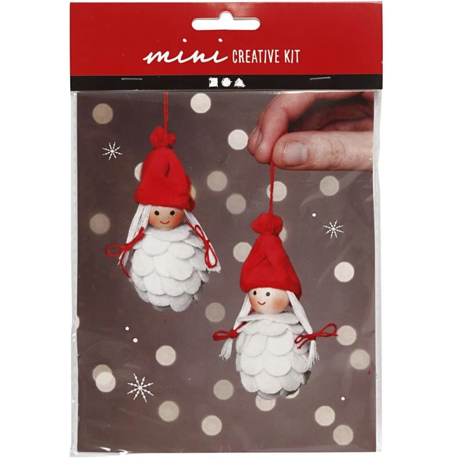 Mini kit fai da te - 2 elfi natalizi bambina per il compleanno del tuo  bambino - Annikids