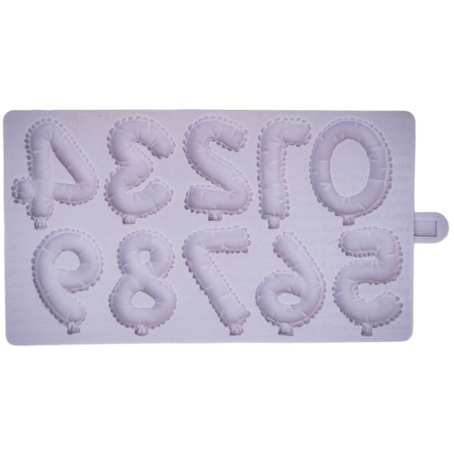Stampo in silicone - Numeri di palloncini
