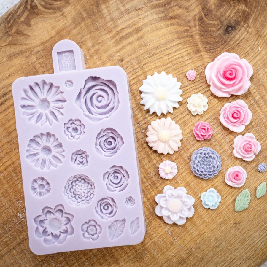 Stampo in silicone - Fiori in miniatura