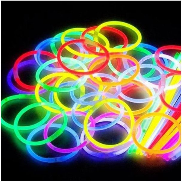 > 100 BRACCIALI FLUO