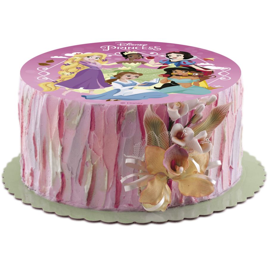 Piccolo Disco Principesse Disney (15,5 cm) - Commestibile - senza