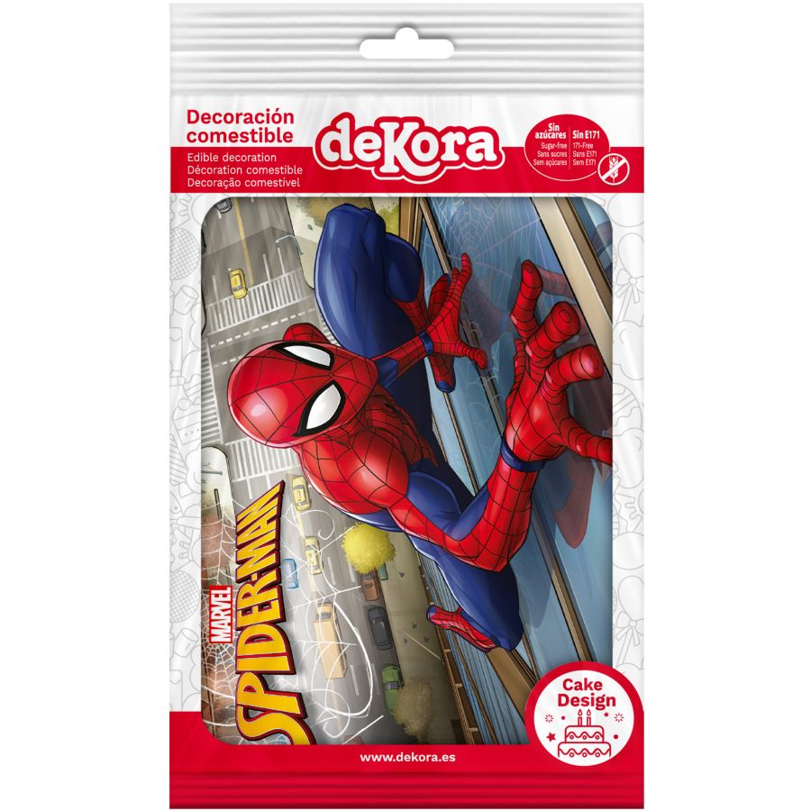 Piatto rettangolare Spiderman - Commestibile per il compleanno del tuo  bambino - Annikids