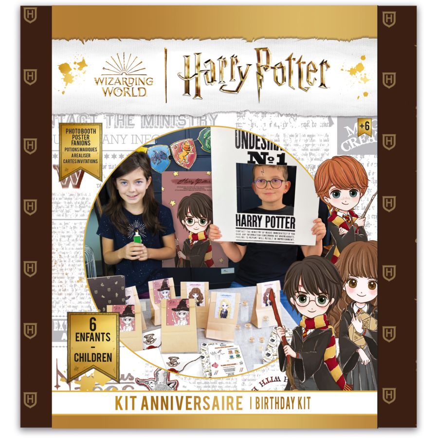 Kit compleanno creativo - Harry Potter per il compleanno del tuo