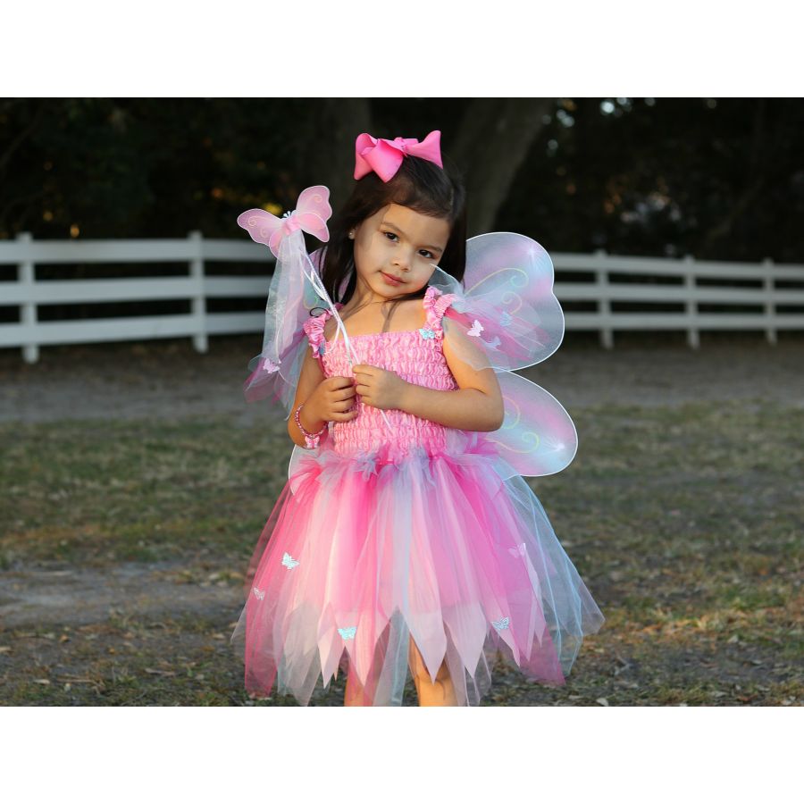 Vestito da farfalla, ali e bacchetta Taglia 5-6 anni per il compleanno del  tuo bambino - Annikids