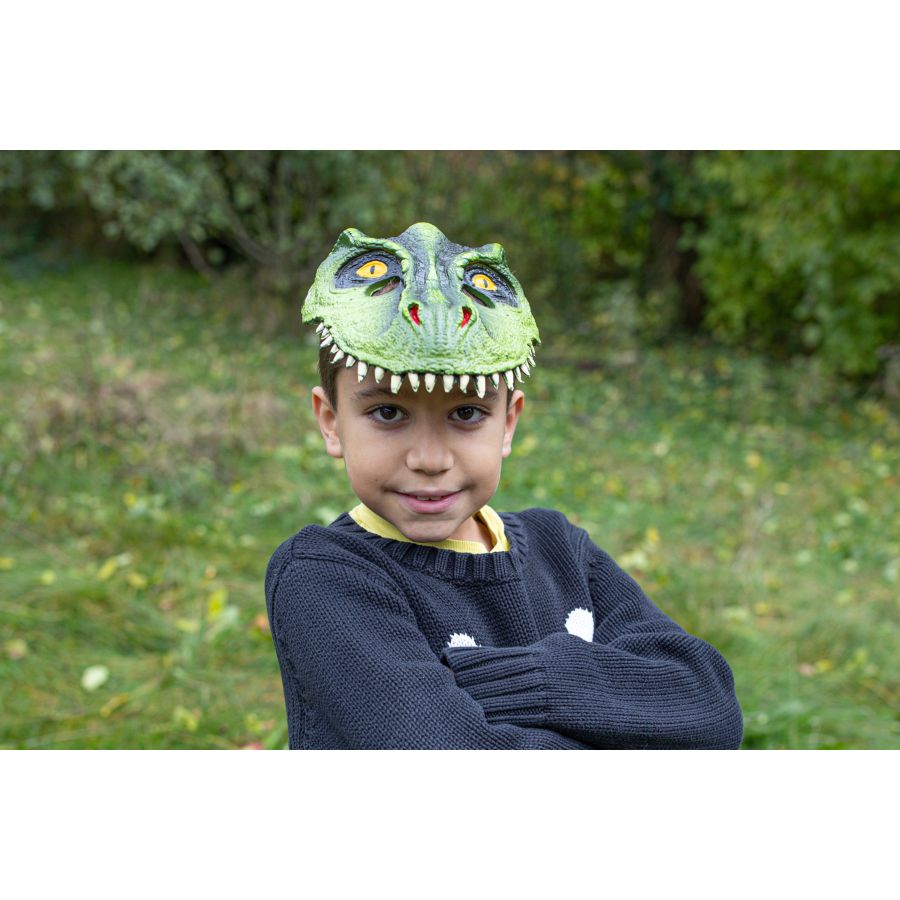 Maschera dinosauro bambino hot sale