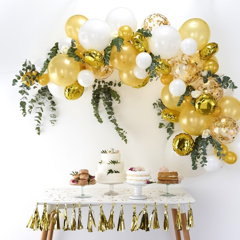 3 palloncini dorati cromati Ø48cm per il compleanno del tuo bambino -  Annikids