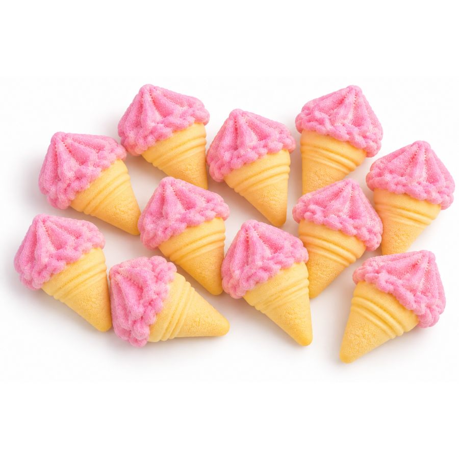 10 coni gelato al marshmallow