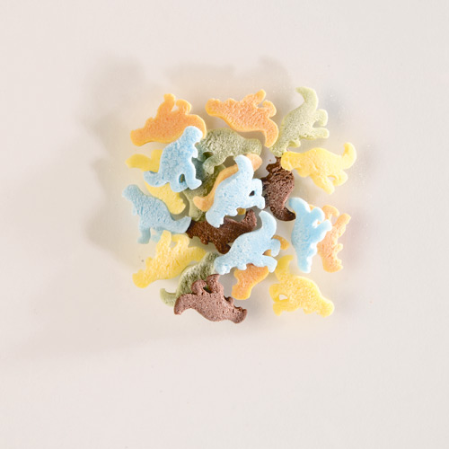 Dinosauri multicolori in zucchero (50 g)