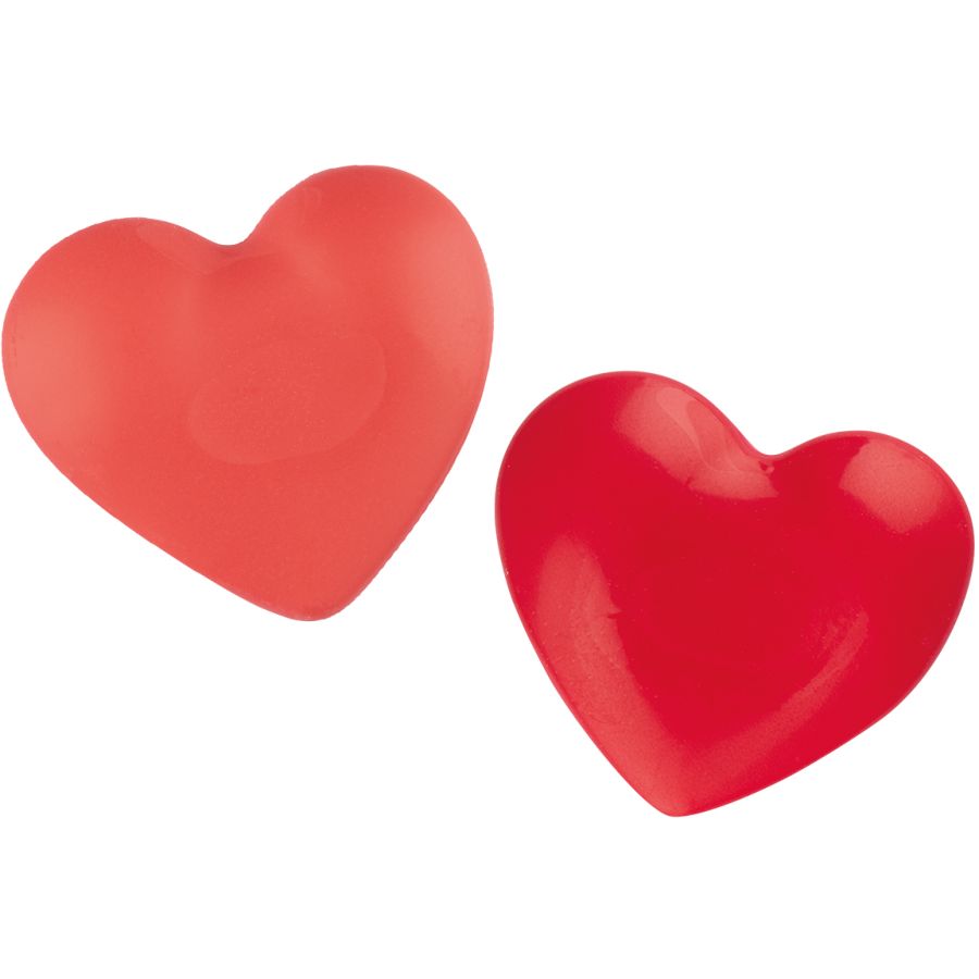 2 Cuori Rosa/Rossi - Cioccolato