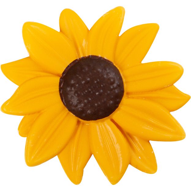 1 Girasole Ø 5,5 cm - Cioccolato Bianco