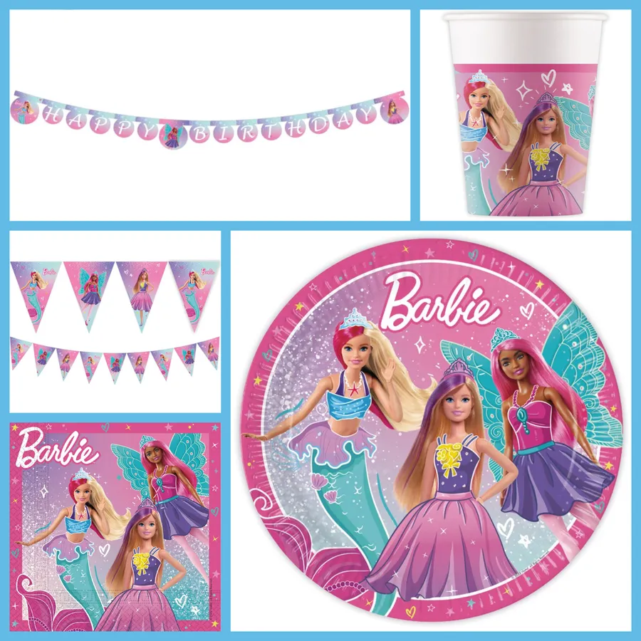 Grande Party Box Barbie Fantasy per il compleanno del tuo bambino