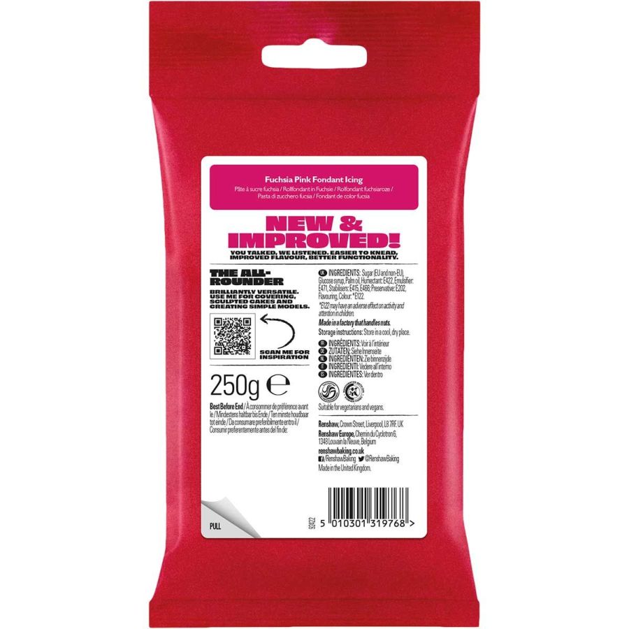 Pasta di zucchero Rosa Fuchsia 250g Renshaw per il compleanno del tuo  bambino - Annikids