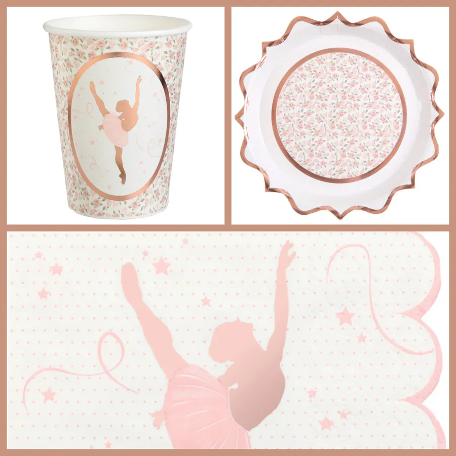Scatola per feste con ballerina