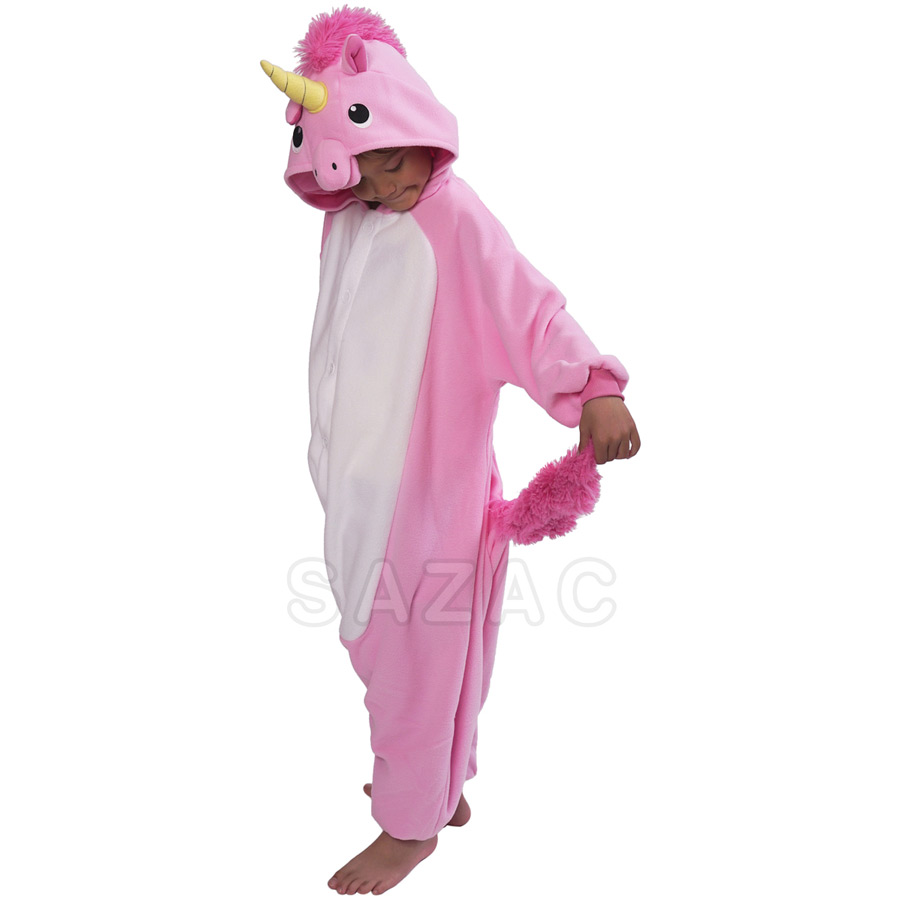 Pigiama Kigurumi Unicorno Rosa Bambina per il compleanno del tuo