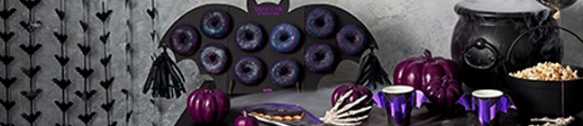 Tema di compleanno Purple Halloween per il tuo bambino