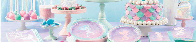 Tema di compleanno Sirena iridescente per il tuo bambino