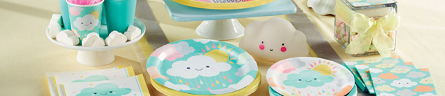 Tema di compleanno Nuvole Baby per il tuo bambino