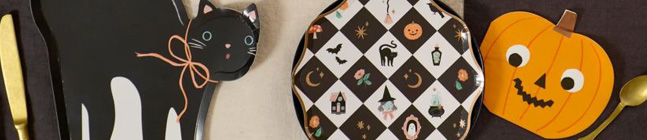 Tema di compleanno Patchwork Halloween per il tuo bambino