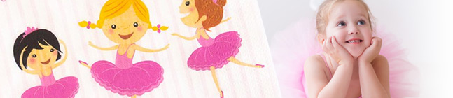Tema di compleanno Ballerina Graziosa per il tuo bambino
