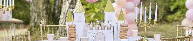 Tema di compleanno Castello della Principessa per il tuo bambino