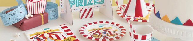 Tema di compleanno Happy Circus per il tuo bambino