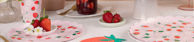 Tema di compleanno Fragola per il tuo bambino