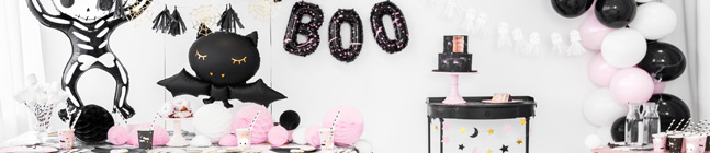 Tema di compleanno Halloween Rosa per il tuo bambino