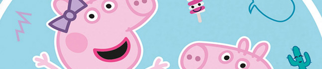 Tema di compleanno Peppa Pig - Compostabile per il tuo bambino