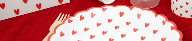 Tema di compleanno Piccoli cuori per il tuo bambino