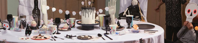 Tema di compleanno Halloween - Teschio per il tuo bambino
