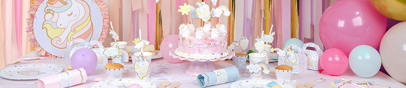 Tema di compleanno Unicorno per il tuo bambino