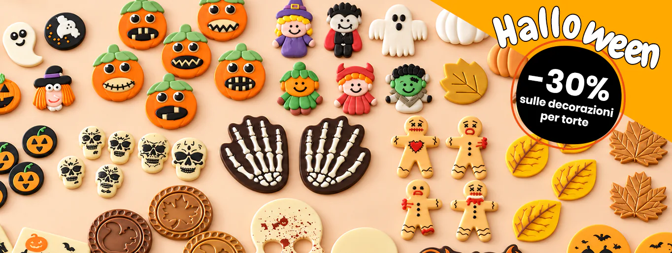 Halloween -30% sulle decorazioni per torte