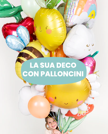 La sua decorazione con palloncini