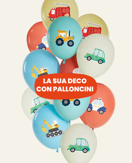 La sua decorazione con palloncini
