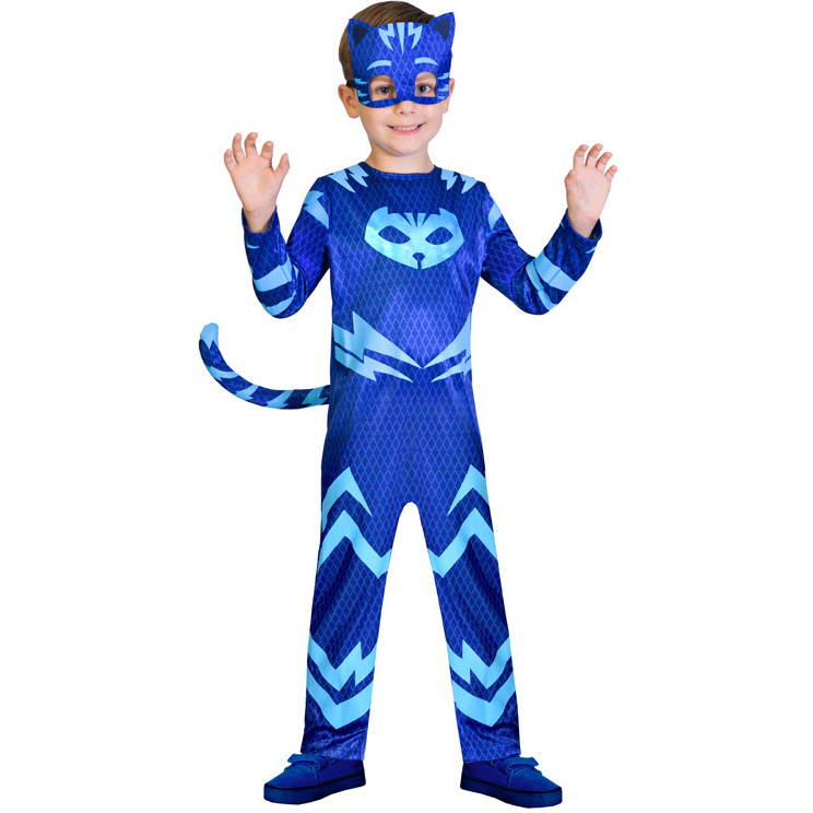Costume Gatto Boy PJ Masks - Super pigiamini Blu per il compleanno del tuo  bambino - Annikids