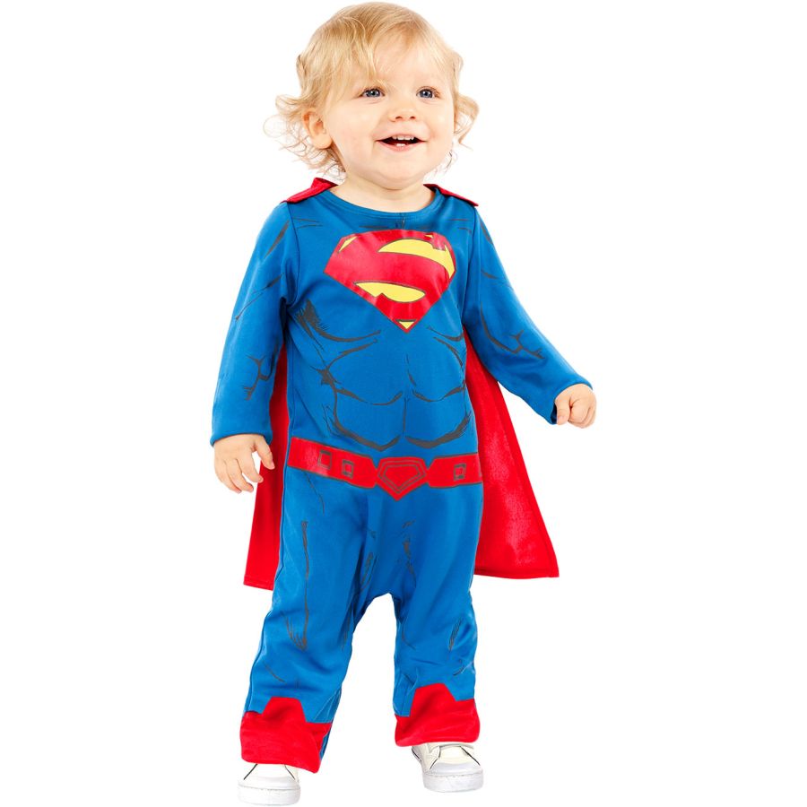 Neonato neonato Baby Boys Ragazze Supereroe Romper Tuta Superman
