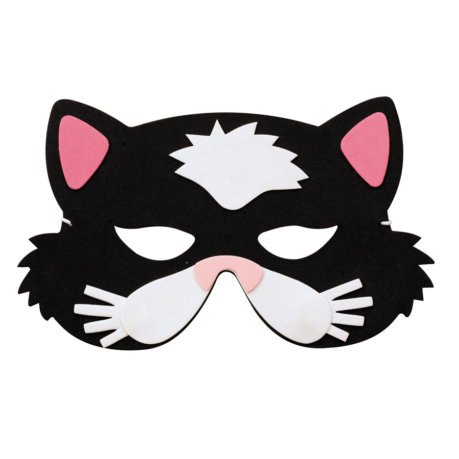 Maschera gatto - Schiuma per il compleanno del tuo bambino - Annikids