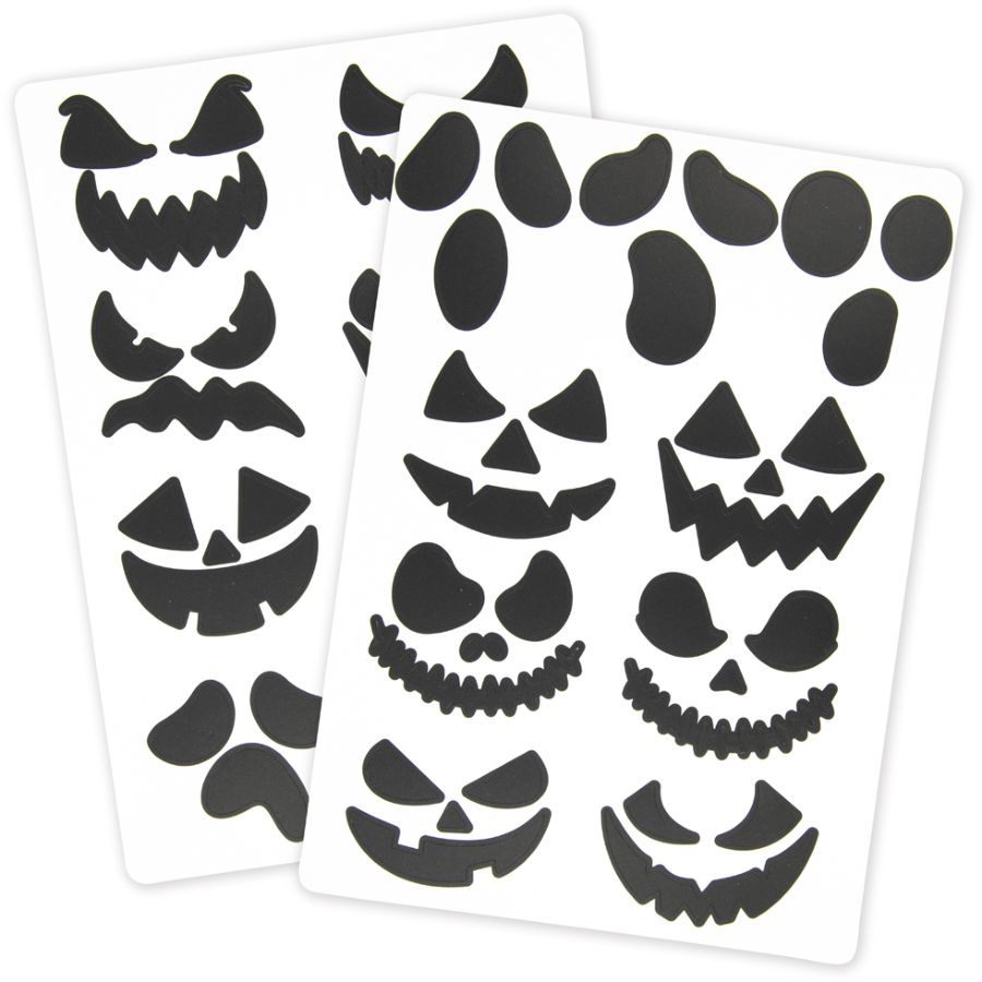 VEYLIN Kit di 6 pezzi per Halloween, fai da te adesivi in schiuma