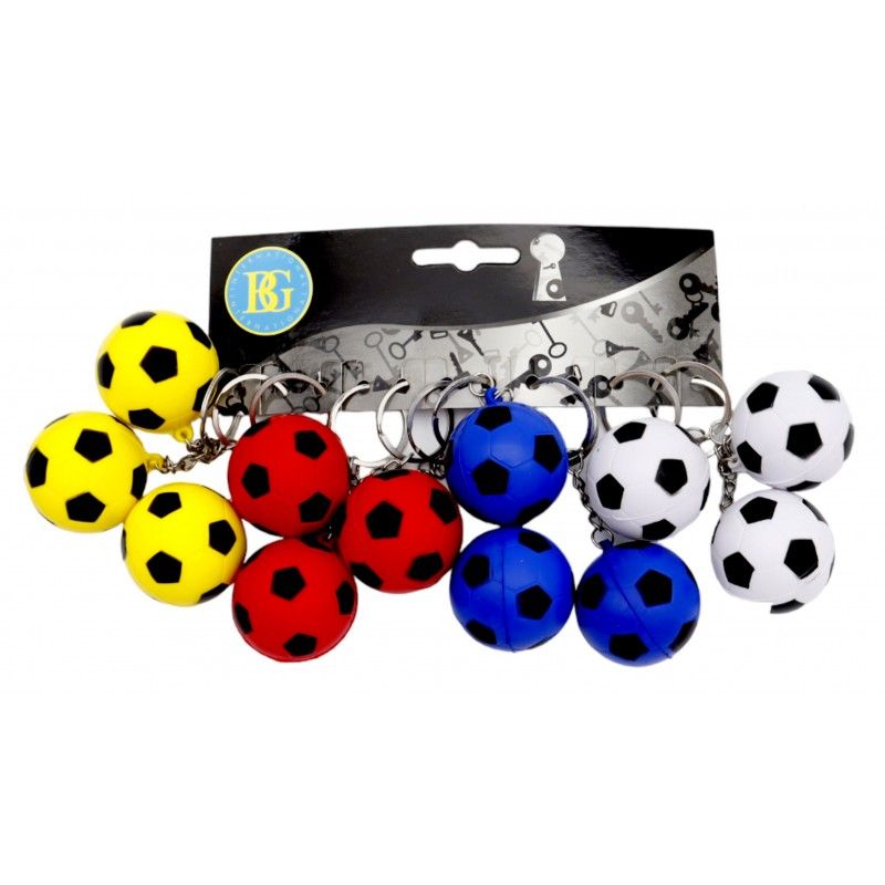 SHEIN 12 pezzi Mini portachiavi a forma di pallone da calcio