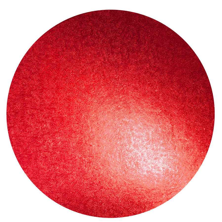 Vassoio Tondo Torta - Rosso (25 cm) per il compleanno del tuo