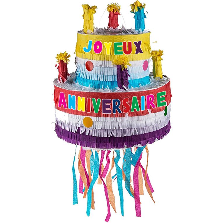 Pignatta Torta di compleanno per il compleanno del tuo bambino - Annikids