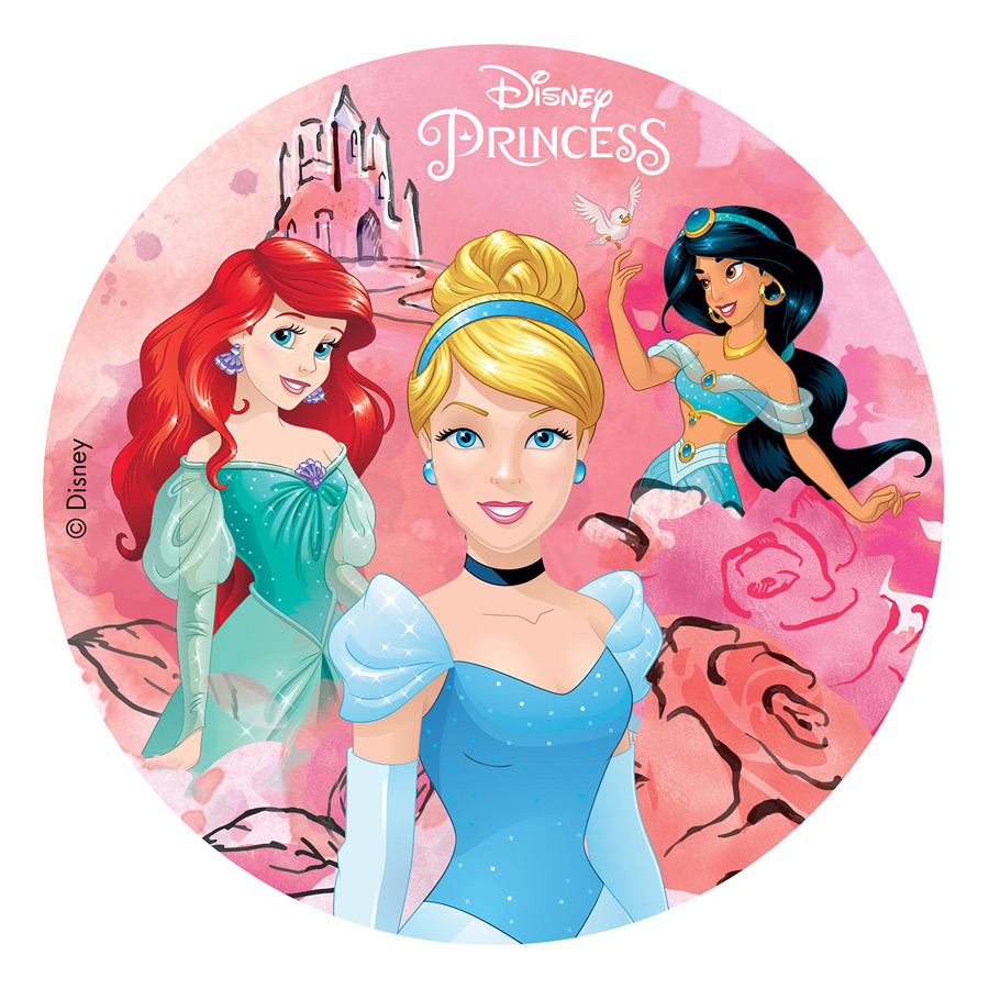 Disco Principesse Disney (20 cm) - Commestibile per il compleanno del tuo  bambino - Annikids