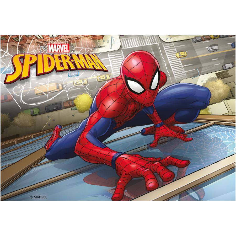 Piatto rettangolare Spiderman - Commestibile per il compleanno del tuo  bambino - Annikids