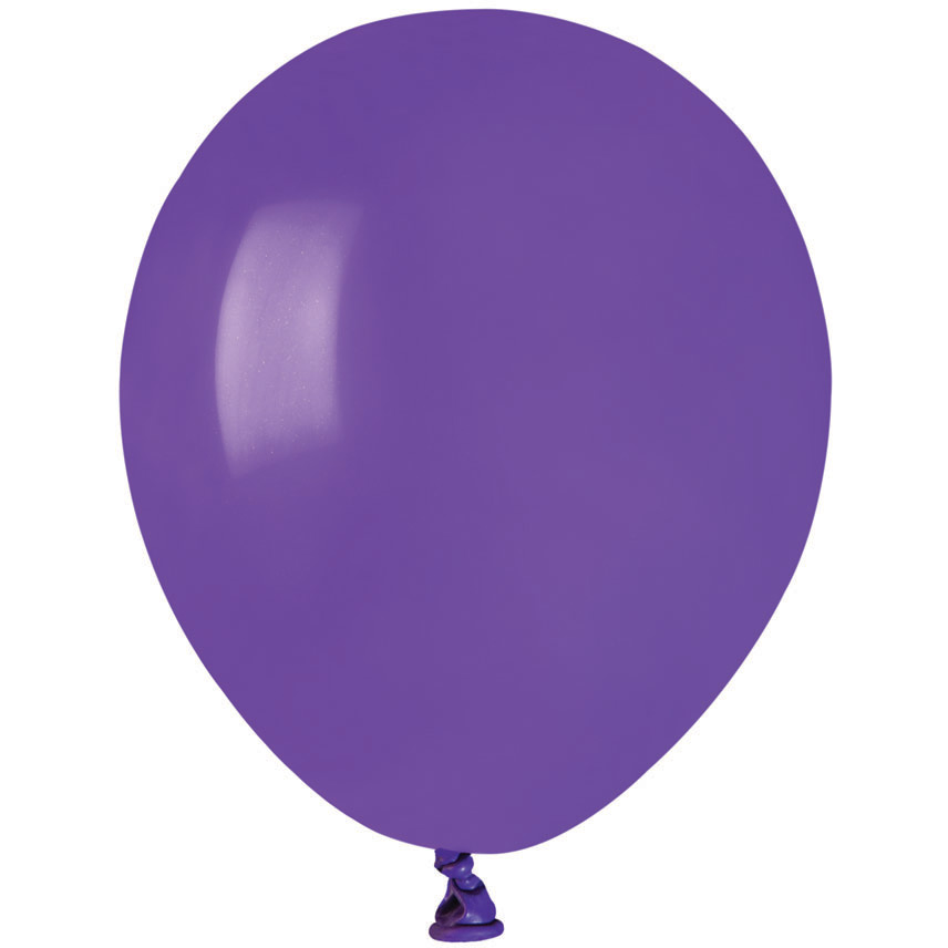 50 palloncini viola opachi Ø13cm per il compleanno del tuo bambino -  Annikids